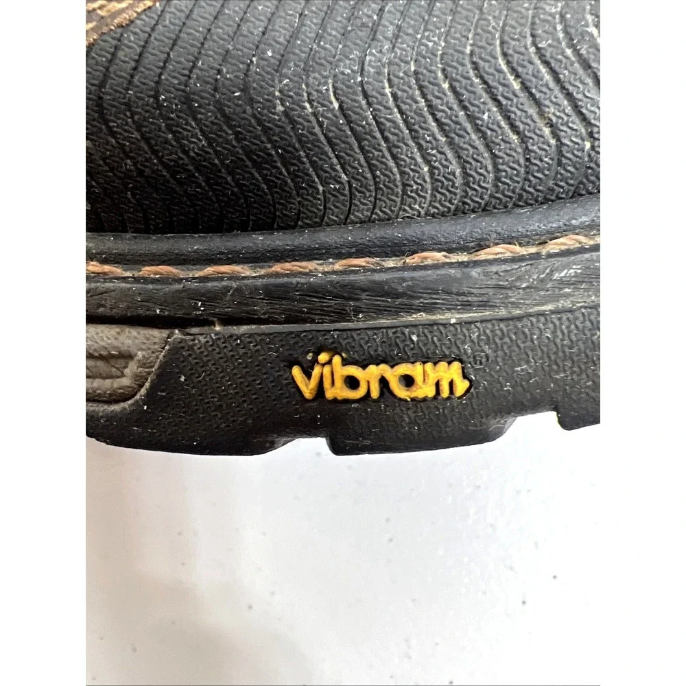 Justin Men's Warhawk Nano Toe Chestnut Leather Vibram Safety Workboot Size 8D‎